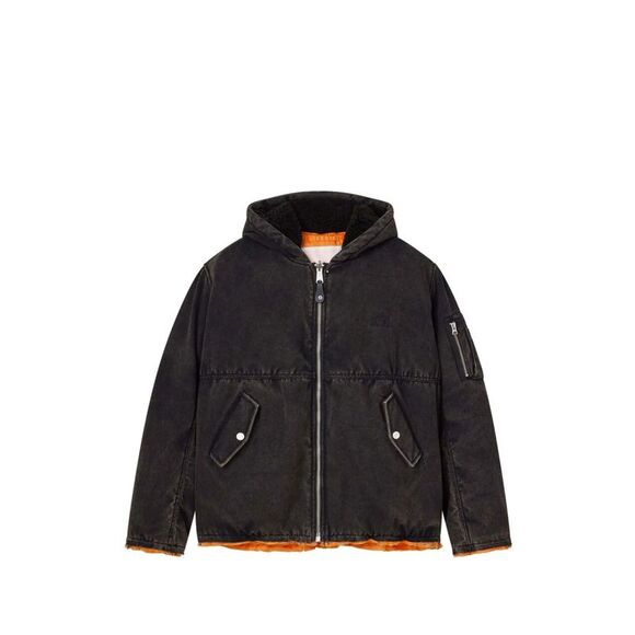 Purple Brand Black Jackets - Hooded Jackets Men